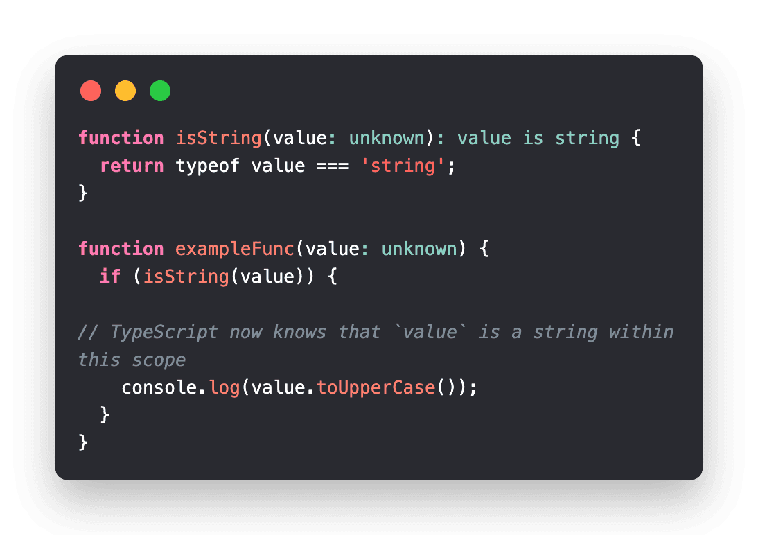 String predicate type